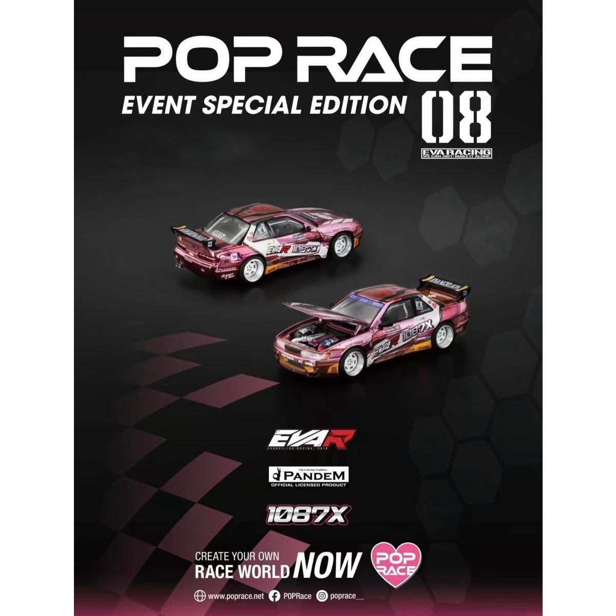 Pop Race 1/64 EVA RT Production Model Custom Type-08 Pop